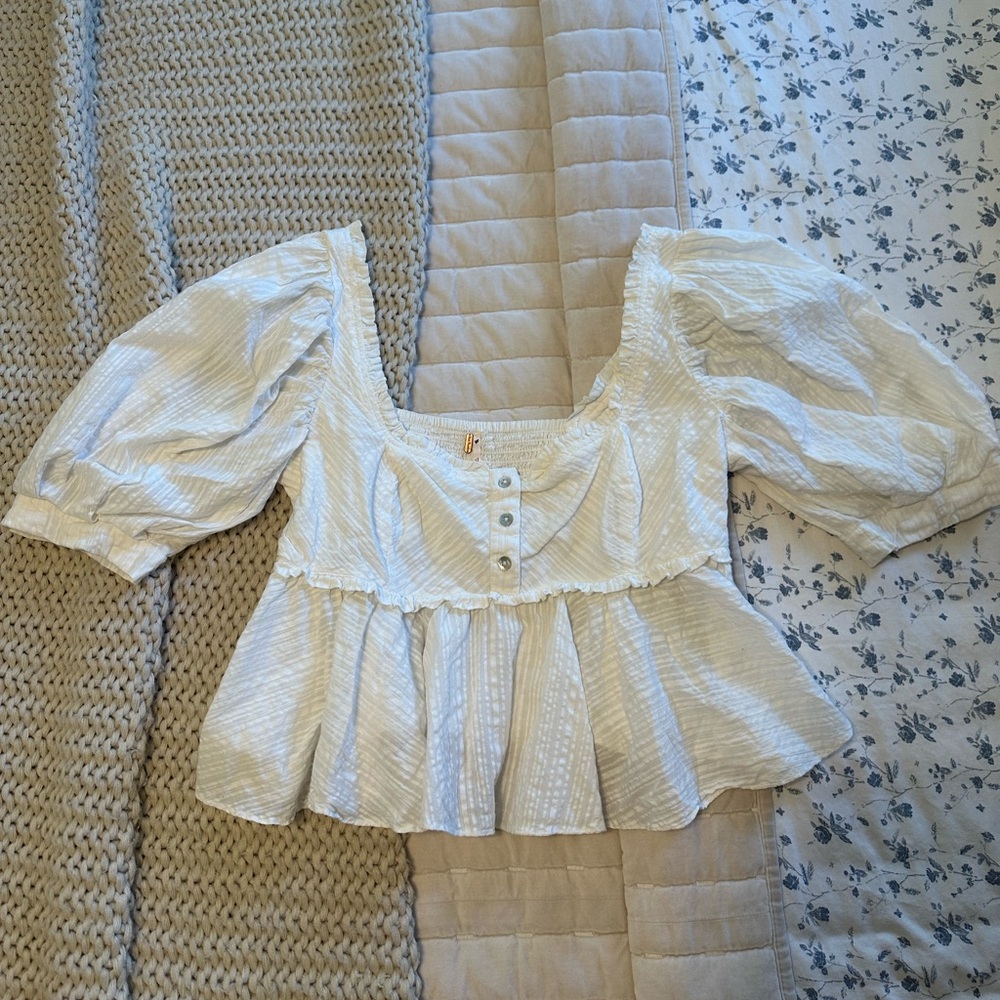 Free People leave it to me top